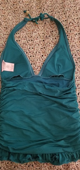 Juicy Couture Beach Surf Royalty Green Halter Sm - Picture 3 of 3